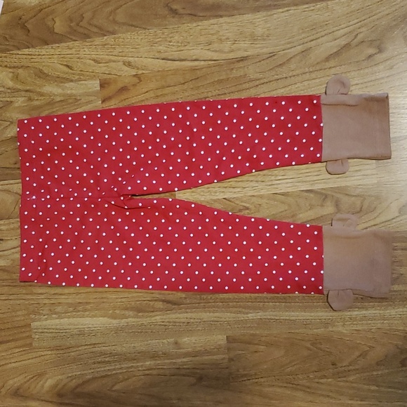 Little Lass NWT Christmas Holiday Outfit Reindeer Rudolph Candy Cane - Picture 9 of 11